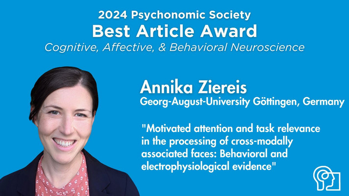 Psychonomic Society award